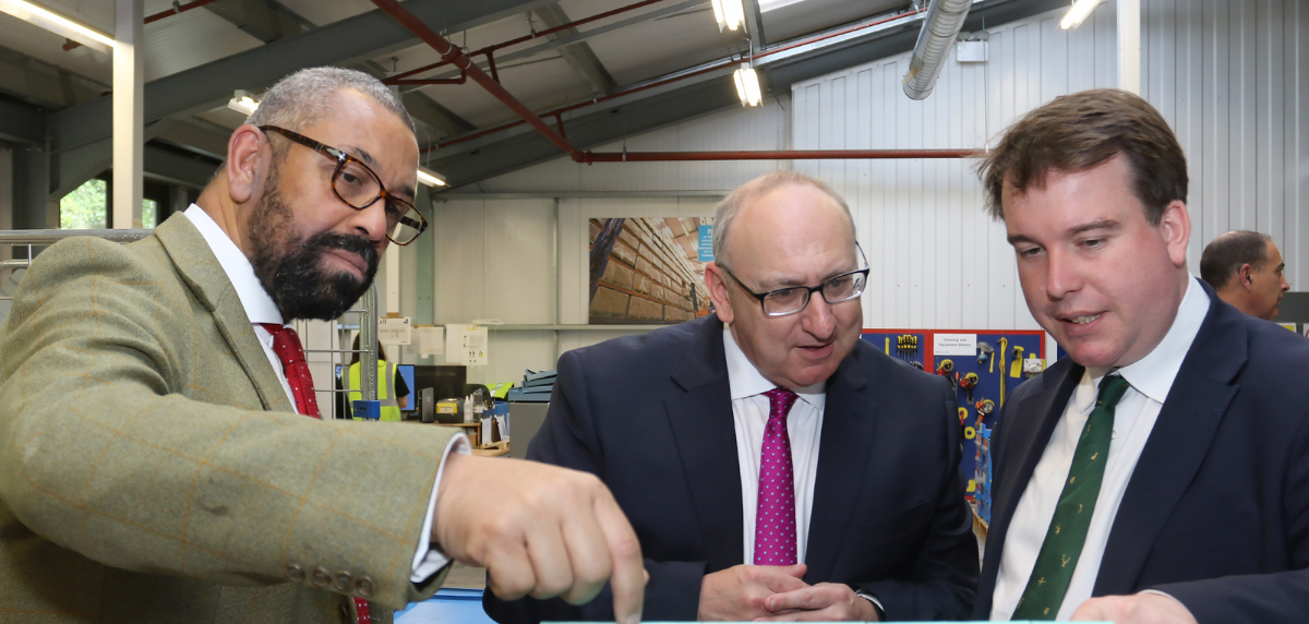 Image for the article Foreign Secretary tours local business