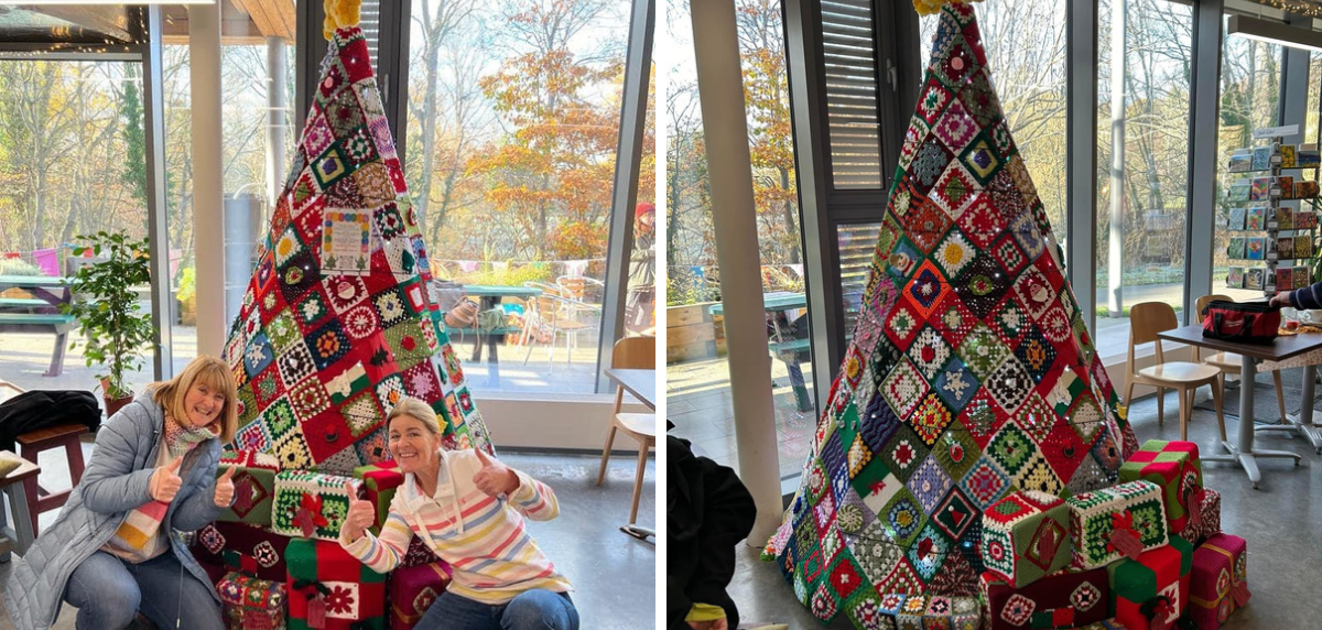 Image for the article Knit and Natter unveil their festive tree